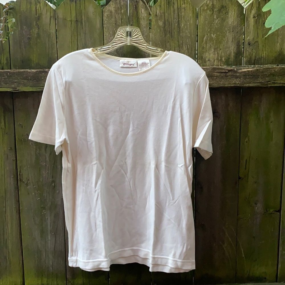 Worthington vintage white tee sz. L